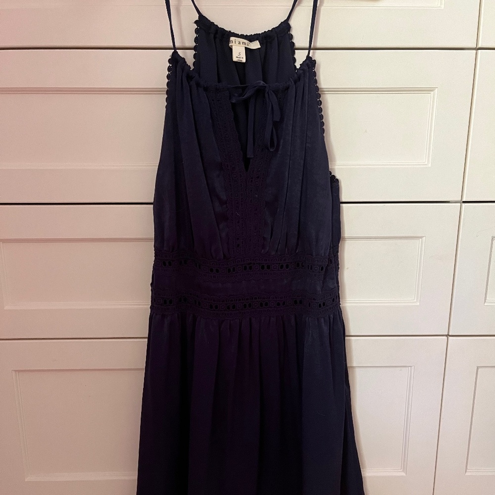 Miami Navy Blue Mini Dress